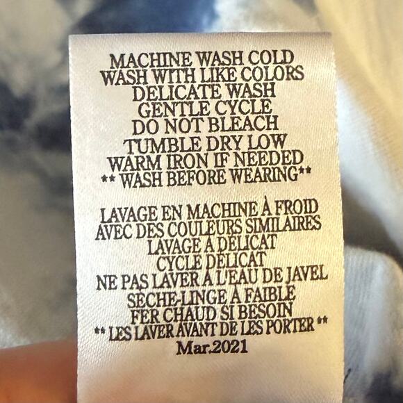 Z Supply Dresses Lot of 2 Medium Tie Dye Retro Kona Hazy Cloud Bohemian NWT - Picture 10 of 10